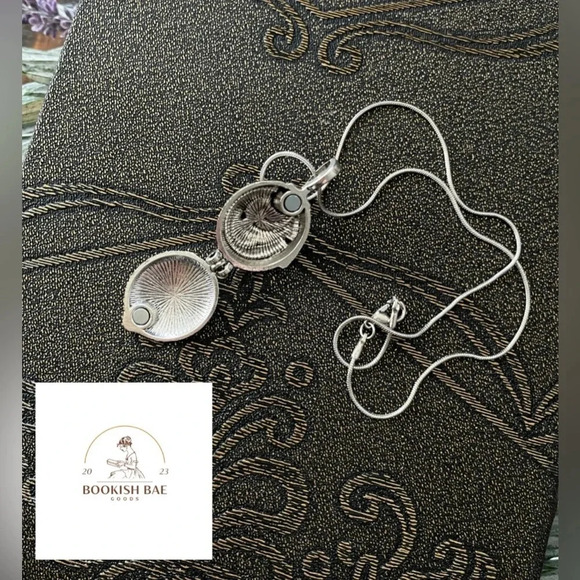 Vampire Diaries Elena Gilbert Necklace Pendant with Dried Lavender “vervain” - Picture 3 of 4